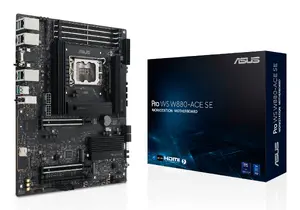 Bāze ASUS PRO WS W880-ACE SE, Intel W880, LGA 1851, ATX, DDR5, 4 DIMM, līdz 256 GB, 2.5 Gb LAN