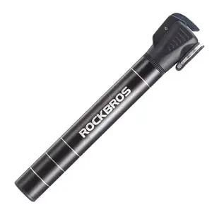 Насос для велосипеда Rockbros JG-1040B компактный переносной — ручной мини‑насос для накачивания шин