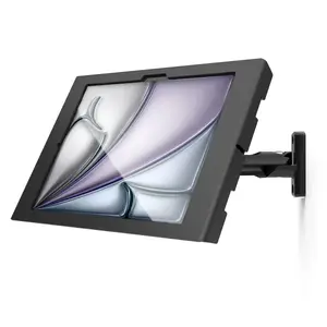 Wall mount enclosure Compulocks Apex Enclosure Swing for iPad Air M2 13" (2024) black, fits 33 cm screen, compatible with A2898 A2903 A2904, 4 keys
