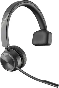Headset HP POLY Savi 7210 Office DECT 1880–1900 MHz Single‑ear Wireless, 120 m range, 104 g, Black