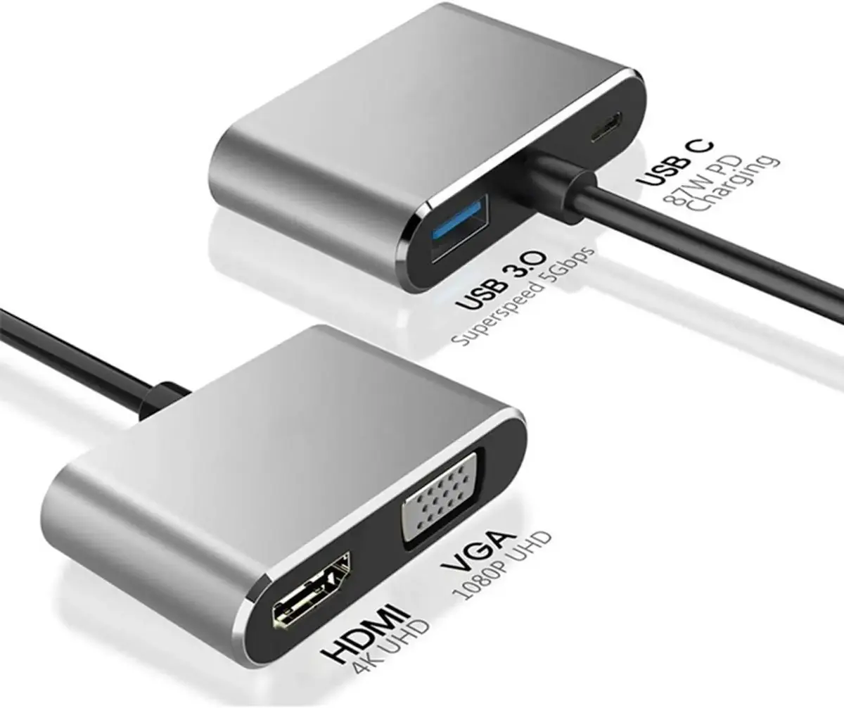 USB-C адаптер Riff RF-4IN1-CONV Photo 2