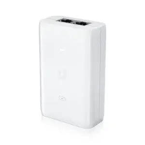 PoE adapter UBIQUITI U-POE-AT Gigabit Ethernet IEEE 802.3at 30W, 48V input, white
