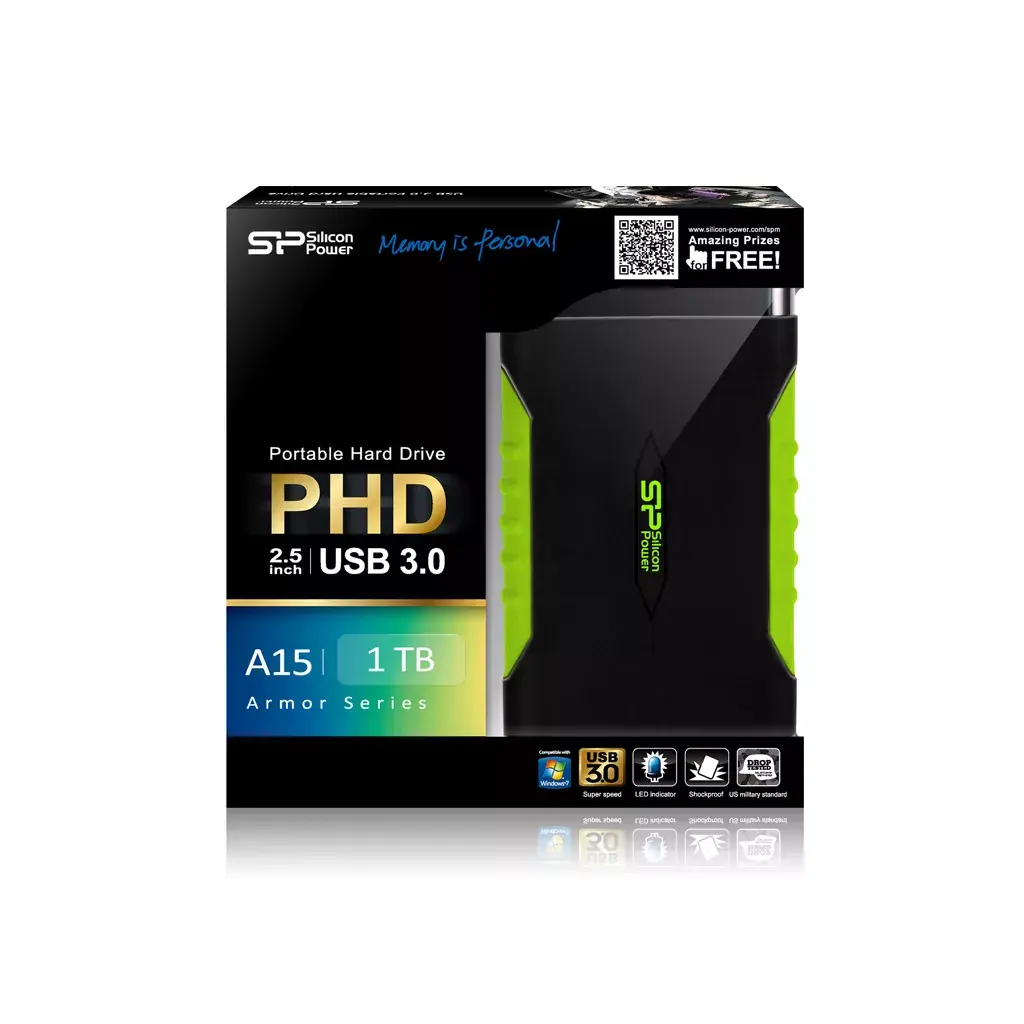 Внешний жесткий диск Silicon Power 1TB Armor A15 Photo 3