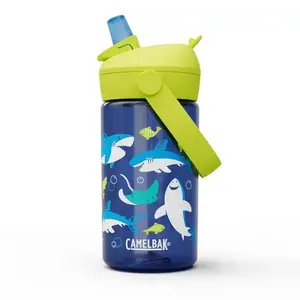 Детская бутылка для воды CamelBak Thrive Flip Straw 400 мл Tritan светло-голубой и светло-зеленый
