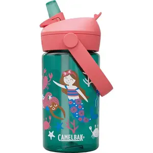 Детская бутылка для воды CamelBak Thrive Flip Straw Kids 400 мл Tritan Зеленый Розовый