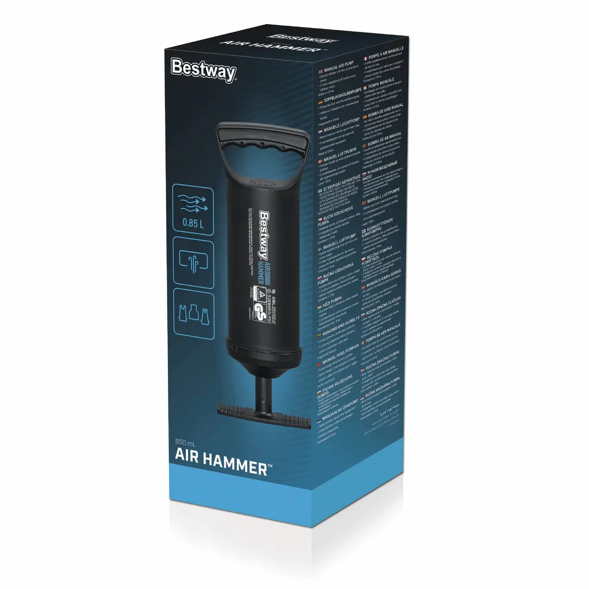 Ручной насос Bestway Air Hammer 850 ML Photo 12