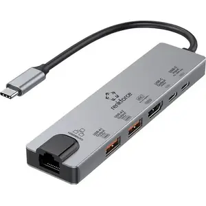 Dokstacija Renkforce RF-USBH-550 USB-C — saderīga ar Acer un Apple klēpjdatoriem