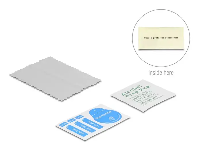 DELOCK 81281 privacy tempered glass for iPhone 16 Photo 3
