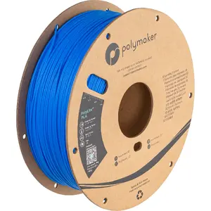 3D printing material Polylactic acid PLA Blue 1 kg Polymaker PA02064