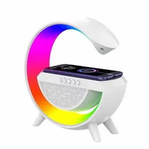Table lamp E-LIGHT ELIG-GECO RGB LED with wireless charger
