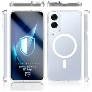 Защитный чехол 3MK Armor MagCase для Samsung Galaxy S25 Edge — тонкий ударопрочный дизайн