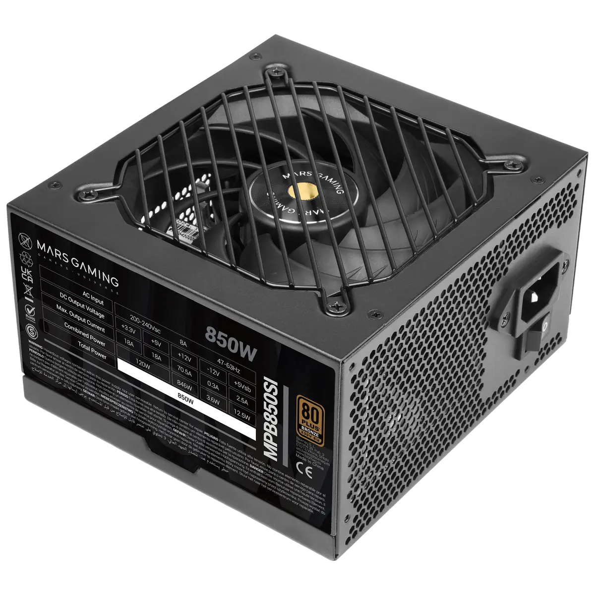 Блок питания Mars Gaming MPB850SI 850Вт ATX Photo 3