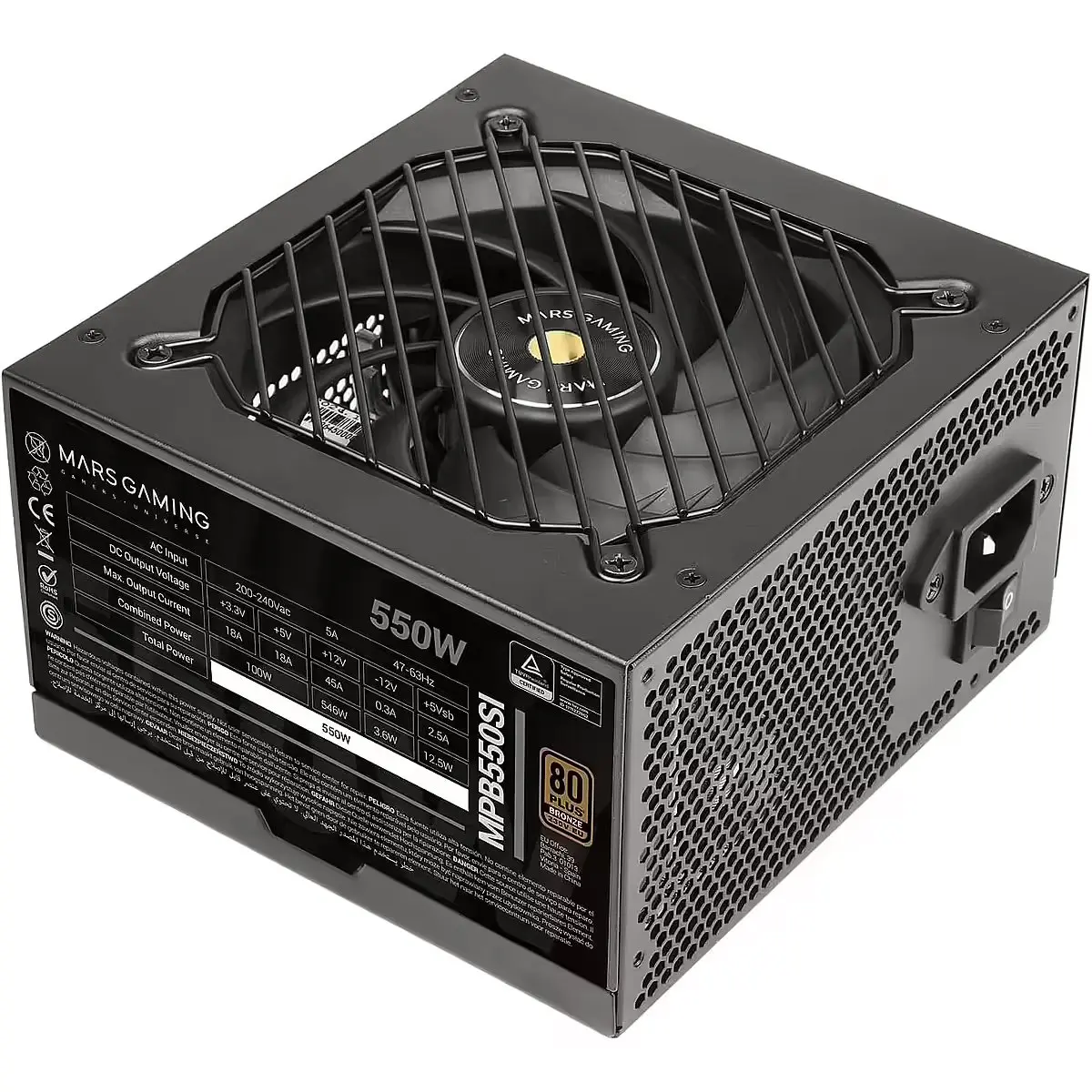 Baroklis Mars Gaming MPB550SI 550 W