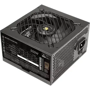 Блок питания Mars Gaming MPB550SI 550 Вт ATX 24-pin 80 PLUS Bronze Черный Немодульный