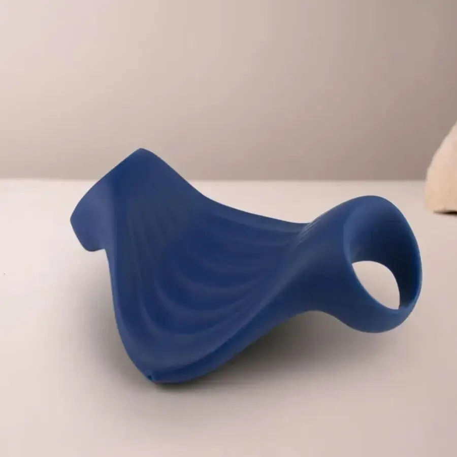 Vibrator rocks off PALM BLUE — flexible waterproof Photo 3