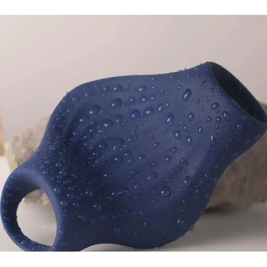 Vibrator rocks off PALM BLUE — flexible waterproof Photo 6