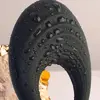 Penis Ring ROCKS-OFF SPIRE BLACK VIBRATING Photo 5