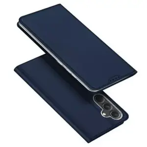 Makstveida vāks Dux Ducis Samsung Galaxy S23 FE, zils, ar statīvu