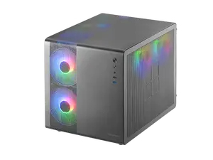Mini Tower PC Mars Gaming MC-400 White 2x 120mm Front Fans