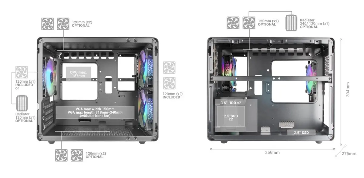 Компьютерный корпус Mars Gaming MC-400 Photo 6