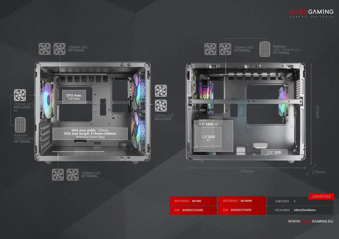Компьютерный корпус Mars Gaming MC-400 Photo 8