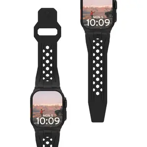 Ремешок Urban Armor Gear Monarch для Apple Watch Ultra 42/44/45/46 мм — чёрный титановый