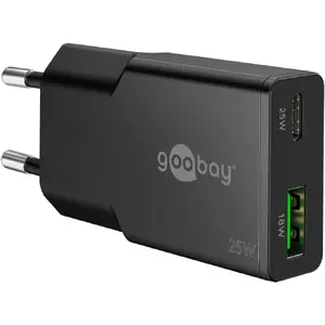 Goobay Dual Universal Black AC Fast Charger Indoor 12V 1x USB Type-C
