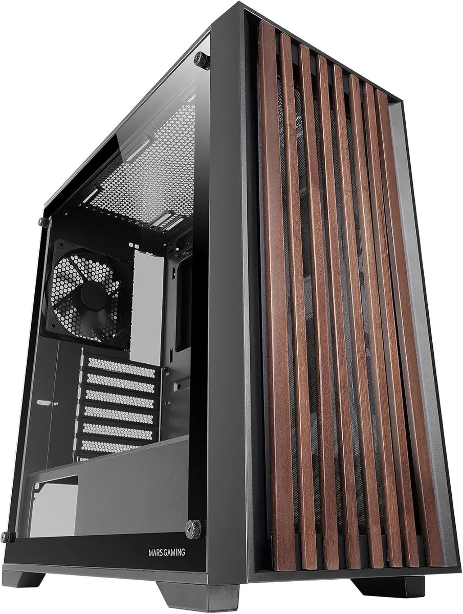 Datora korpuss Mars Gaming MC-WOOD Midi