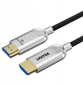 Optiskais HDMI kabelis Unitek C11092ASL01-40M — 40 m, atbalsta 4K 60Hz