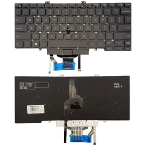 Laptop keyboard Dell Latitude 5400 with TrackPoint model KB316045, replacement keyboard with integrated pointing stick