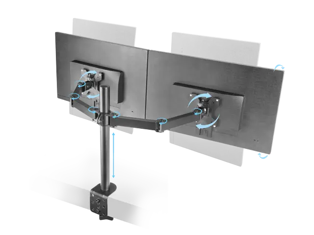 Dual Monitor Mount Mars Gaming MARM2 Photo 3