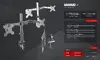 Dual Monitor Mount Mars Gaming MARM2 Photo 7