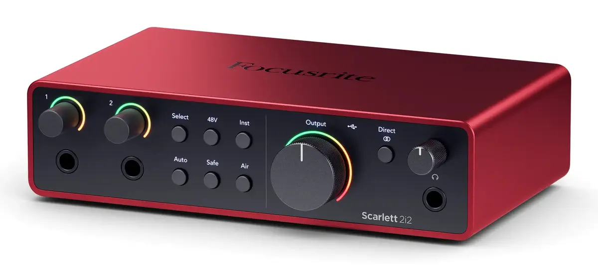 Focusrite Scarlett 2i2 4‑го поколения аудиоинтерфейс Photo 4
