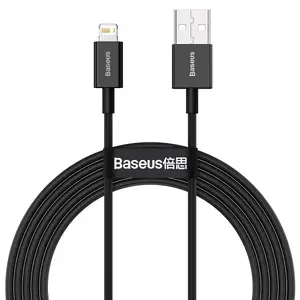 USB Cable Baseus CABLE USB TO USB-C 1M BLACK CATYS-01 USB A USB C Lightning