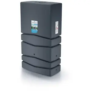 Rainwater Tank Prosperplast Aqua Tower 350L Anthracite – vertical water barrel, 350 liters capacity