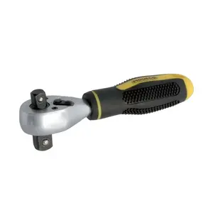 Ratchet wrench MODECO MN-55-501 double-ended 1/2" and 3/8" 140 mm