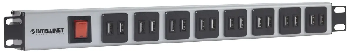 Распределительный блок Intellinet 19" Раковина 16-портовый USB-A Photo 2