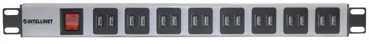 Распределительный блок Intellinet 19" Раковина 16-портовый USB-A Photo 3