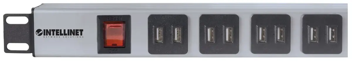 Распределительный блок Intellinet 19" Раковина 16-портовый USB-A Photo 4