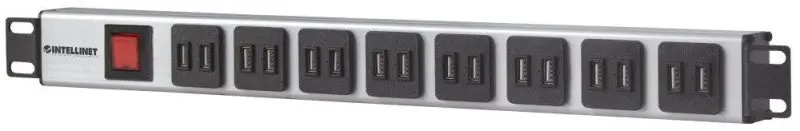 Power Distribution Unit Intellinet 19" Rackmount 16-Port USB-A Photo 5