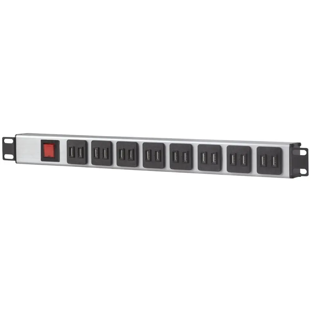 Распределительный блок Intellinet 19" Раковина 16-портовый USB-A Photo 6