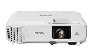 Epson EB-E24 Standard Throw Projector, 3600 ANSI lumens, 3LCD, XGA 1024x768 resolution, White