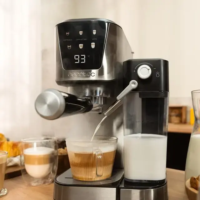 CECOTEC Power Espresso 20 Cream pusautomātiskais kafijas automāts Photo 4