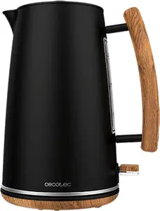Electric kettle Cecotec 1.7L 2200W Black Woody