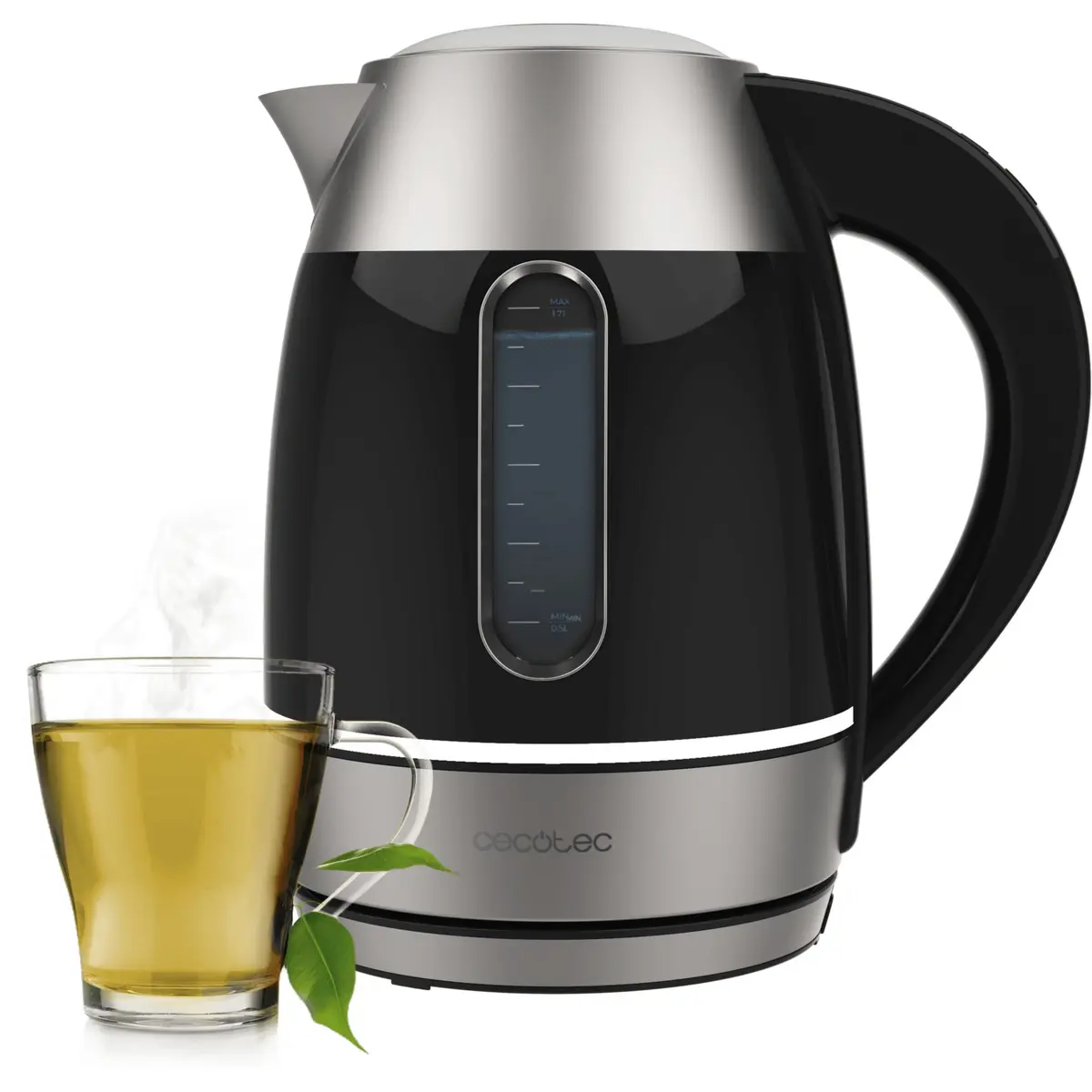 Electric kettle Cecotec 1.7L 2200W Thermosense 400 VisionLight Photo 2