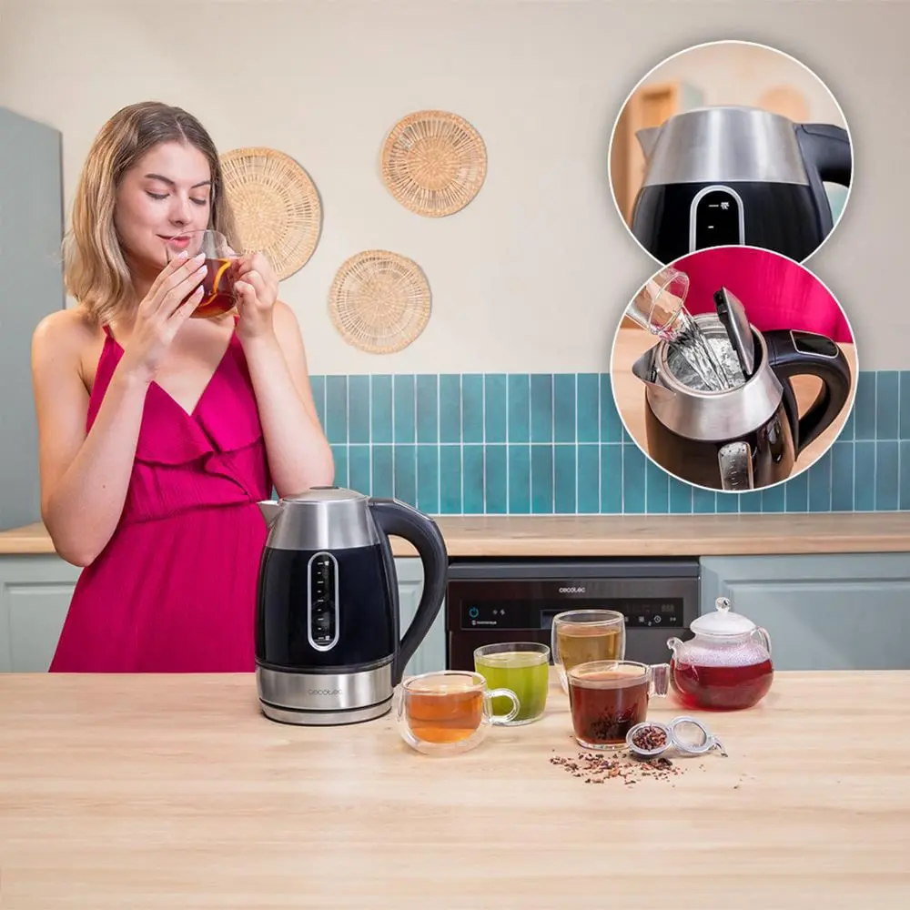 Electric kettle Cecotec 1.7L 2200W Thermosense 400 VisionLight Photo 5