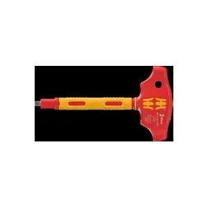 Screwdriver Wera 410 i VDE A RA VDE‑insulated T-handle 1/4" for slotted and Phillips bits, electrical safety