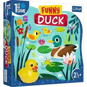 Galda spēle TREFL Funny Duck 02341 — ģimenes kāršu/ballīšu spēle, piemērota bērniem