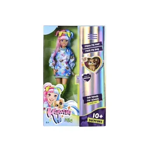 Кукла SIMBA Kawaii Hi Mia and Choco, высота 30 см, модель 256205