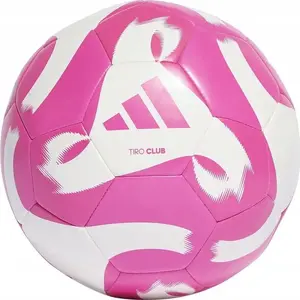 Futbola bumba ADIDAS Tiro Club baltas-rozā izmērs 5 HZ6913